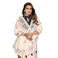 Designer Women's Linen Cotton Printed Saree With Blouse Piece