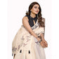 Designer Women's Linen Cotton Printed Saree With Blouse Piece