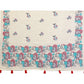 Designer Women's Linen Cotton Printed Saree With Blouse Piece