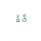 Wonderful Women's Brass Silver Plated Drop Earrings