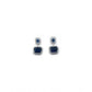 Wonderful Women's Brass Silver Plated Drop Earrings