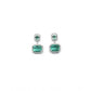 Wonderful Women's Brass Silver Plated Drop Earrings
