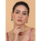 Wonderful Women's Brass Silver Plated Drop Earrings