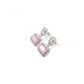 Wonderful Women's Brass Silver Plated Drop Earrings