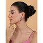 Wonderful Women's Brass Silver Plated Drop Earrings