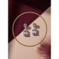 Wonderful Women's Brass Silver Plated Drop Earrings