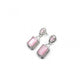 Wonderful Women's Brass Silver Plated Drop Earrings