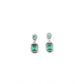 Wonderful Women's Brass Silver Plated Drop Earrings