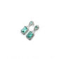 Wonderful Women's Brass Silver Plated Drop Earrings