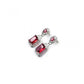 Wonderful Women's Brass Silver Plated Drop Earrings