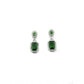 Wonderful Women's Brass Silver Plated Drop Earrings