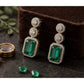 Wonderful Women's Brass Silver Plated Drop Earrings