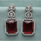 Wonderful Women's Brass Silver Plated Drop Earrings
