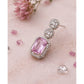 Wonderful Women's Brass Silver Plated Drop Earrings