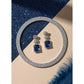 Wonderful Women's Brass Silver Plated Drop Earrings