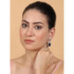 Wonderful Women's Brass Silver Plated Drop Earrings
