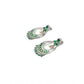 Pretty Women's Brass Silver Plated Chandbali Earrings