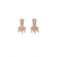 Adorable Women's Brass Silver Plated Drop Earrings