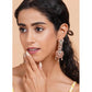 Adorable Women's Brass Silver Plated Drop Earrings