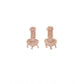 Adorable Women's Brass Silver Plated Drop Earrings