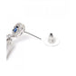 Attractive Women's Brass Silver Plated Drop Earrings