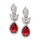 Trendy Women's Brass Silver Plated Drop Earrings