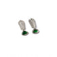 Stunning Women's Brass Silver Plated Drop Earrings