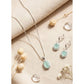 Classy Women's Brass Silver Plated Pendant Set