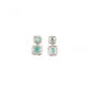 Stylish Women's Brass Silver Plated Pendant Set