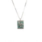 Pretty Women's Brass Silver Plated Pendant Set