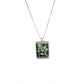 Pretty Women's Brass Silver Plated Pendant Set