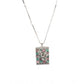 Pretty Women's Brass Silver Plated Pendant Set