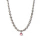 Beautiful Women's Brass Silver Plated Necklace set