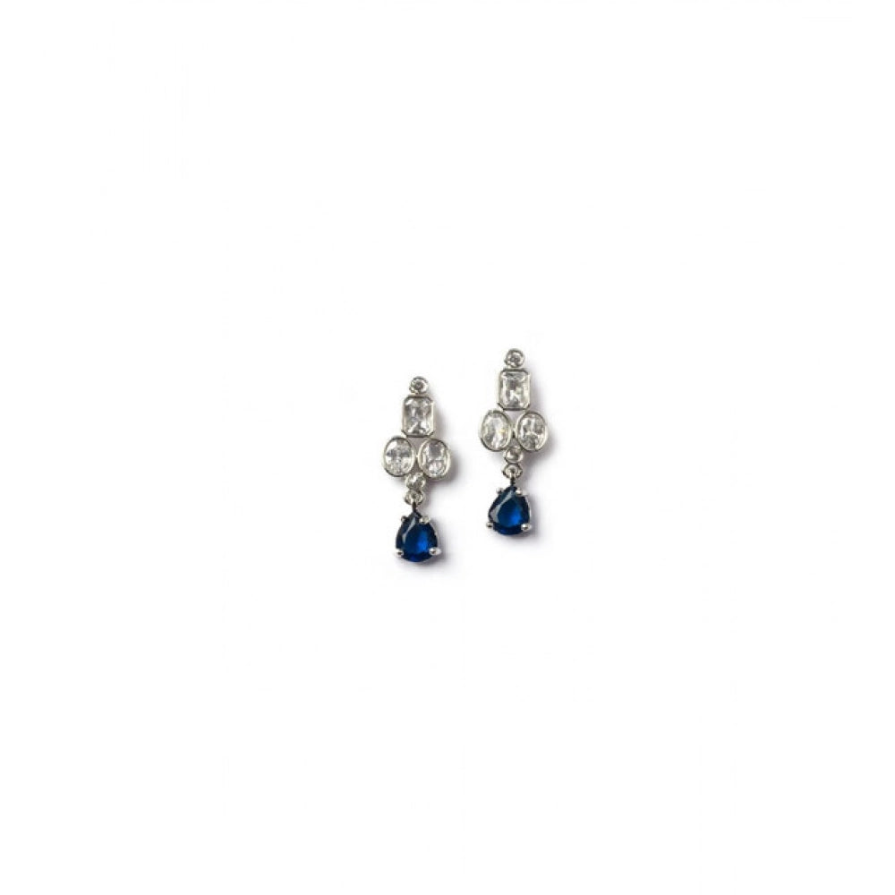 Beautiful Women's Brass Silver Plated Necklace set