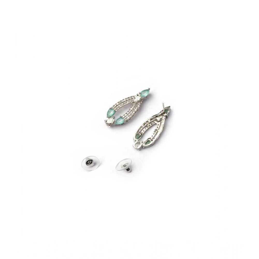 Beautiful Women's Brass Silver Plated Necklace set