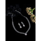 Beautiful Women's Brass Silver Plated Necklace set