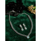 Beautiful Women's Brass Silver Plated Necklace set