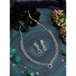 Beautiful Women's Brass Silver Plated Necklace set