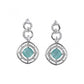 Pretty Women's Brass Silver Plated Necklace set
