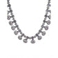 Stylish Women's Brass Silver Plated Necklace set