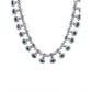 Stylish Women's Brass Silver Plated Necklace set