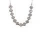 Stylish Women's Brass Silver Plated Necklace set