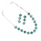 Stylish Women's Brass Silver Plated Necklace set