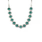Stylish Women's Brass Silver Plated Necklace set