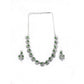 Sensational Women's Brass Silver Plated Necklace set