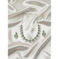 Sensational Women's Brass Silver Plated Necklace set