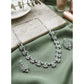 Sensational Women's Brass Silver Plated Necklace set