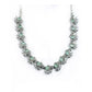 Sensational Women's Brass Silver Plated Necklace set