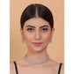 Sensational Women's Brass Silver Plated Necklace set