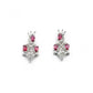 Sensational Women's Brass Silver Plated Necklace set